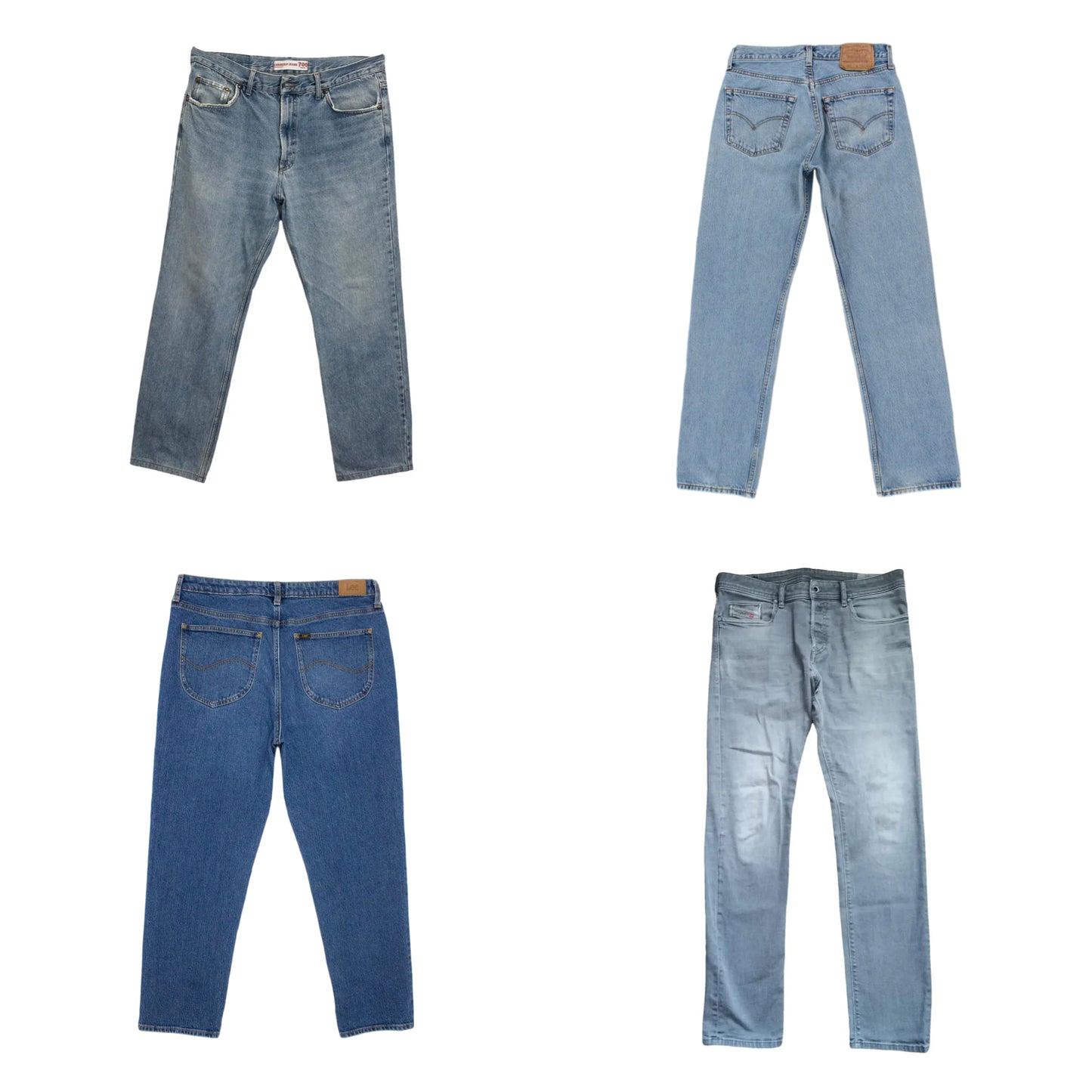 Mix brand denim