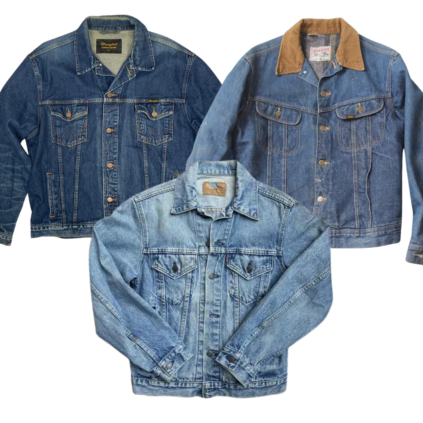 Mix denim Jacket Levi's - Lee - Wrangler