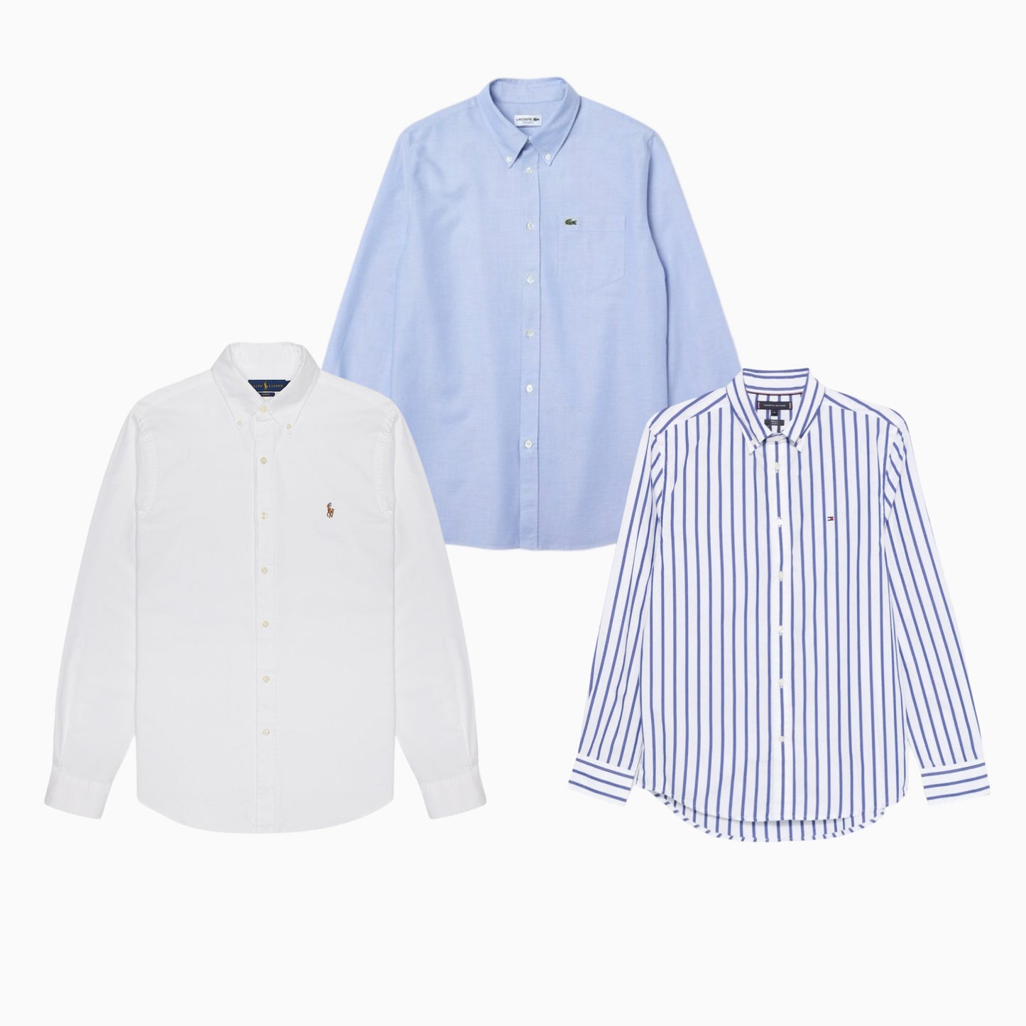 Lacoste - Ralph Lauren - Tommy Hilfiger Shirt mix