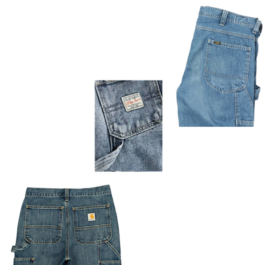 mix denim carpenter